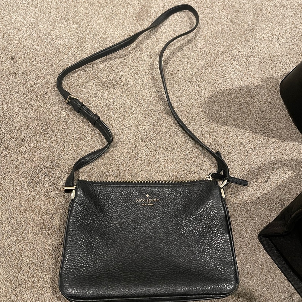 Black Kate spade cross body